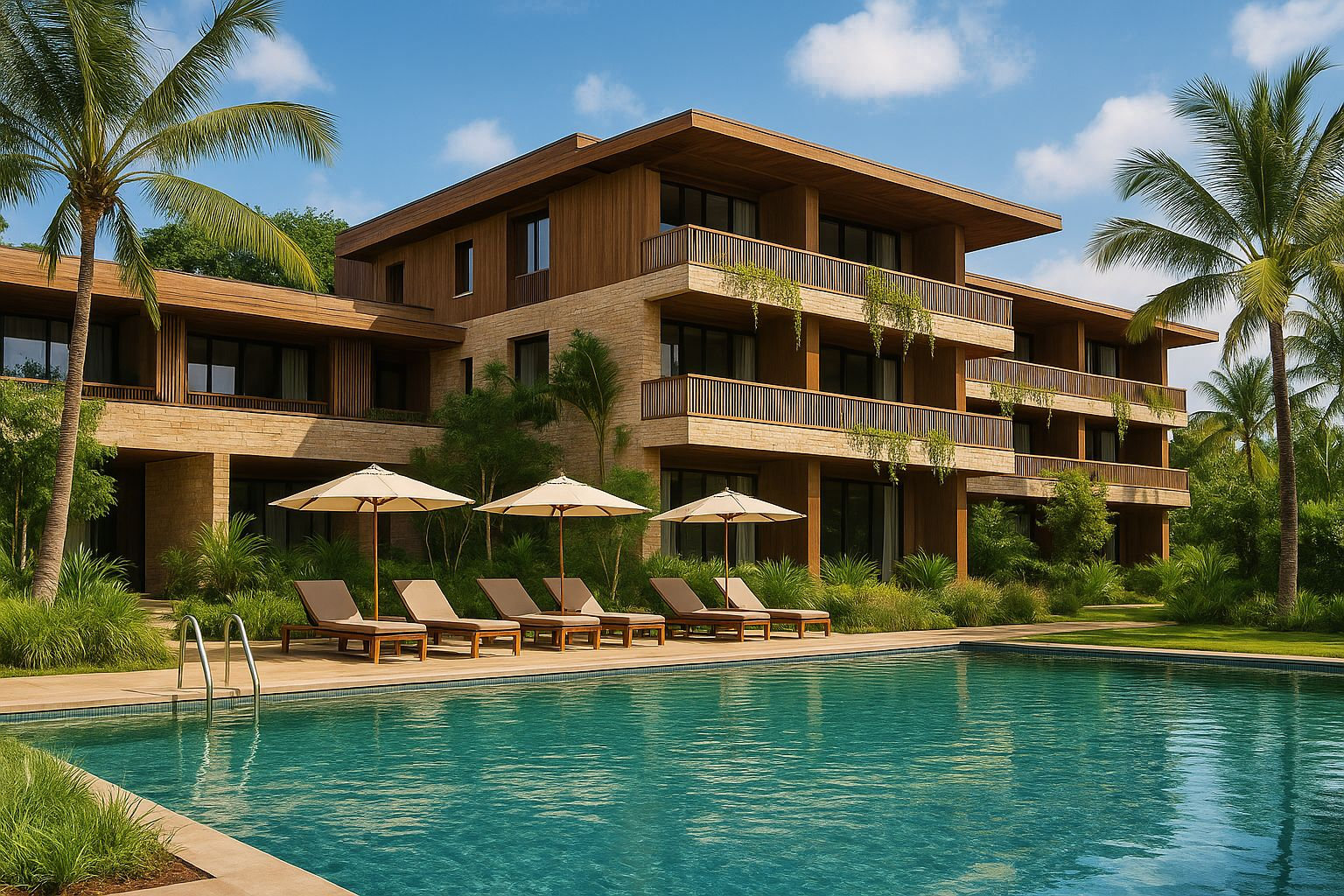 Rénovation écologique d'hôtel