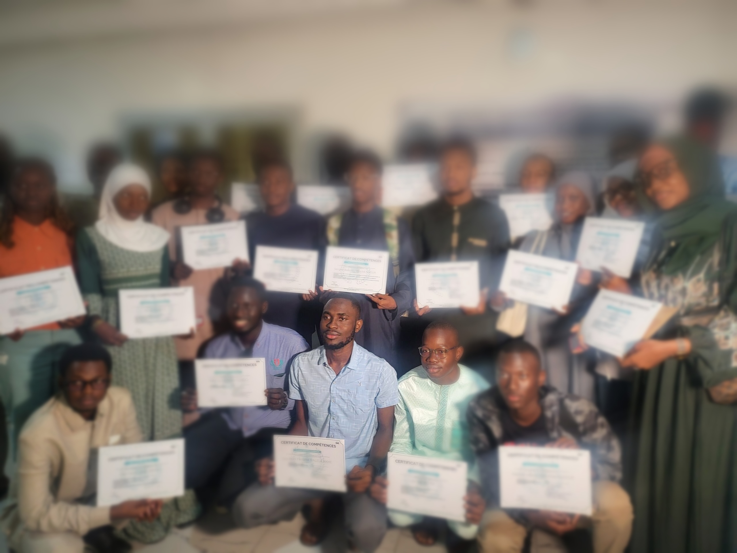 Diplômés BTECE - Session Août-Septembre 2024 - Groupe en formation